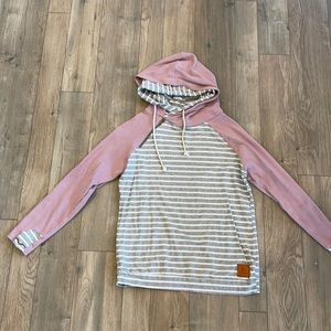 Mindy Mae’s Market double hood sweatshirt